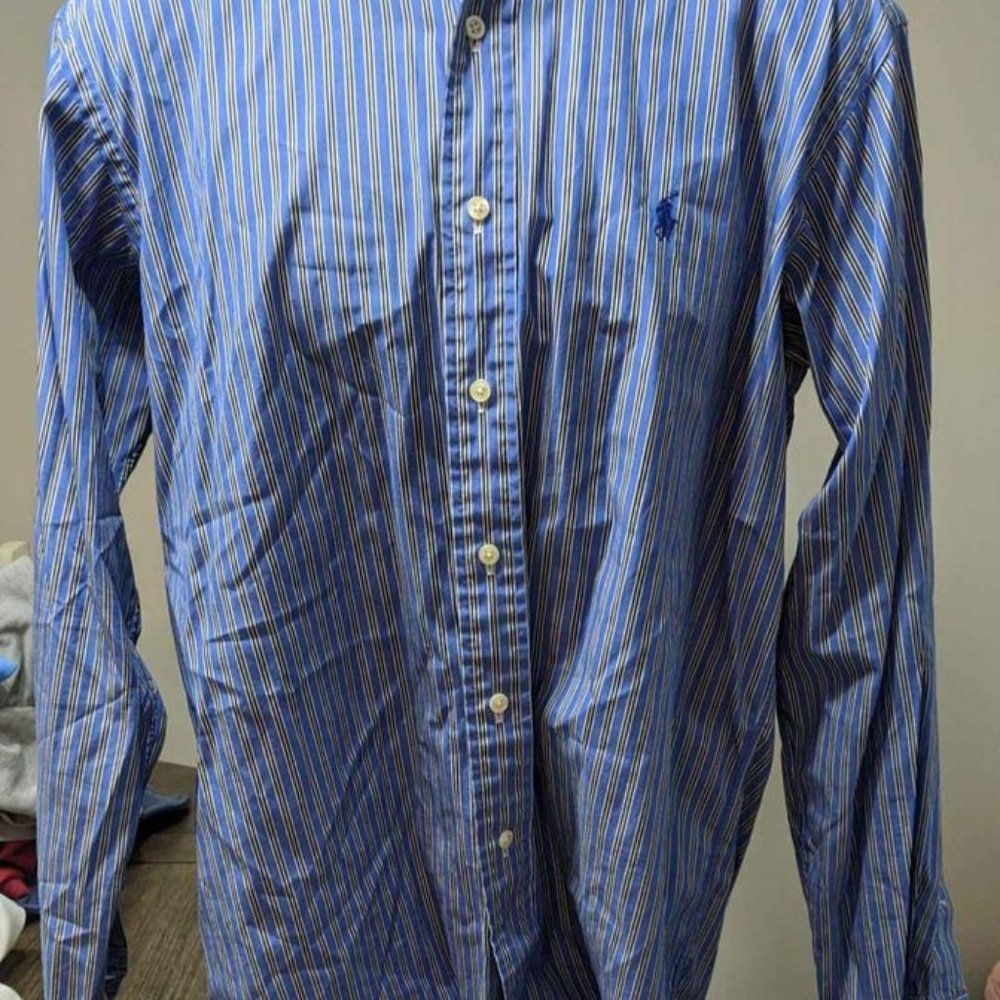 Ralph Lauren Classic FIt Medium Striped Dress Shir